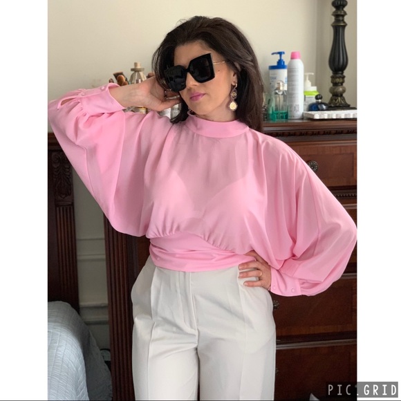 Zara Fitted waist flowy top - Picture 2 of 9